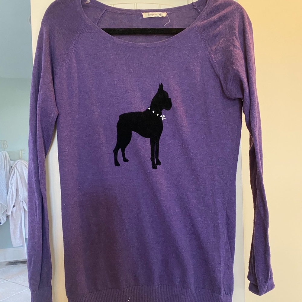 Purple Boxer Sweater